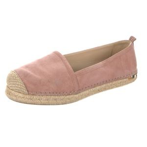 Stuart Weitzman Suede Flat Platform Shoes